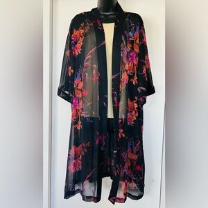NWT A New Day Sheer Kimono Cover-up, One Size Fits Most